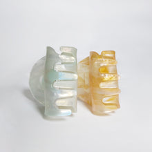 Round Marble Hair Clip