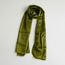 Olive silk hijab