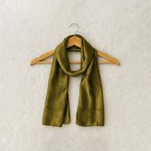 Olive silk hijab