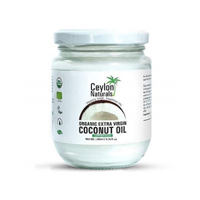 Ceylon Naturals Organic Extra Virgin Coconut Oil (অর্গানিক এক্সট্রা ভার্জিন কোকোনাট অয়েল) - 200 ml