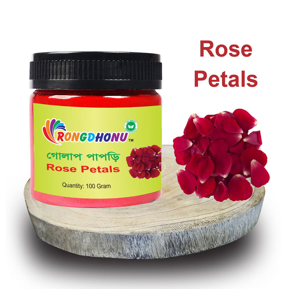 Rose Petal (Golap Papri) Powder (গোলাপ পাপড়ি গুড়া)