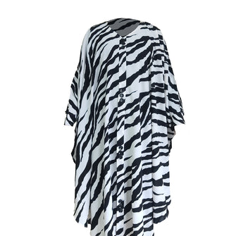 Short Kaptan Burkha – Zebra Stripes