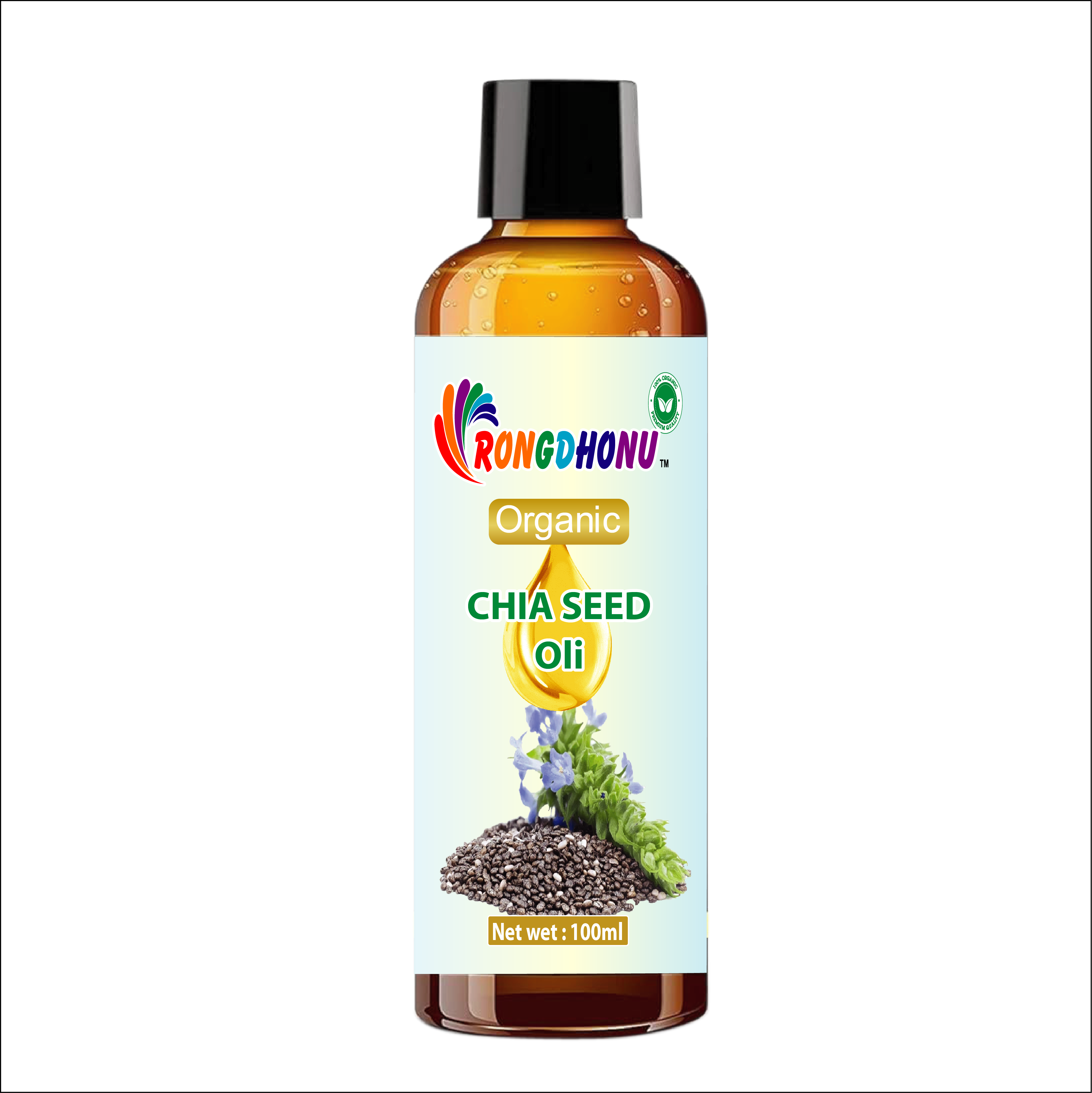 Premium Organic Chia Seed Oil (চিয়া সিড তেল)