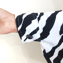 Short Kaptan Burkha – Zebra Stripes