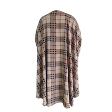 Short Kaptan Burkha – Beige Plaid