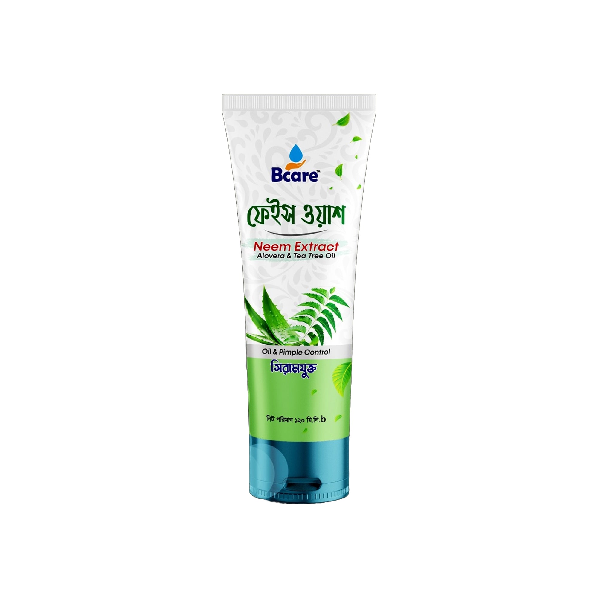 Bcare Neem Extract Face Wash (বিকেয়ার নিম এক্সট্রাক্ট ফেস ওয়াশ)