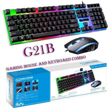 Gaming mouse and keyboard combo G21B RGB backlit keyboard For Laptop Desktop PC