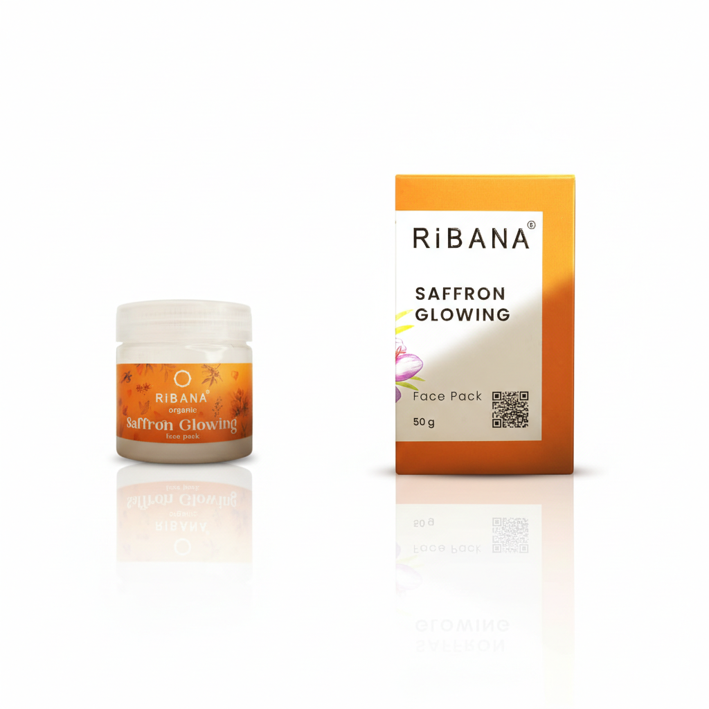 RiBANA Saffron Glowing Face Pack (স্যাফরন গ্লোইং ফেস প্যাক)