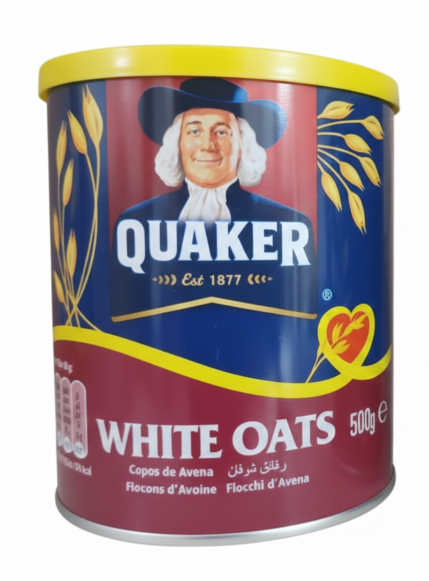 QUAKER White Rolled Oats 500g (UK)