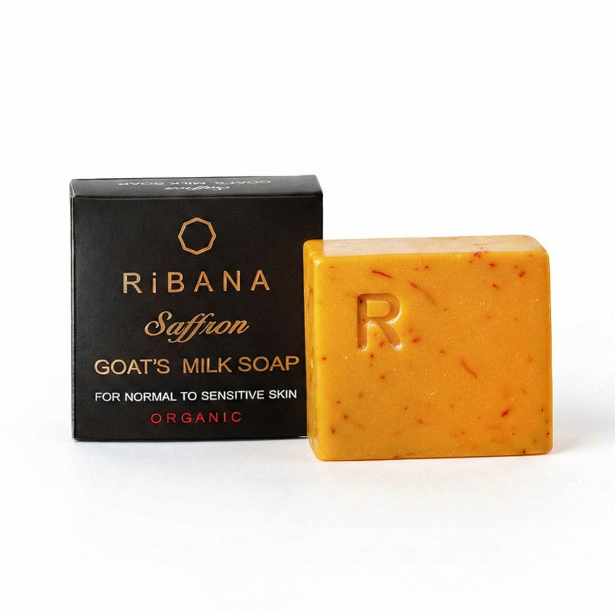 RiBANA Saffron Goat Milk Soap (রিবানা স্যাফরন গোট মিল্ক সোপ)