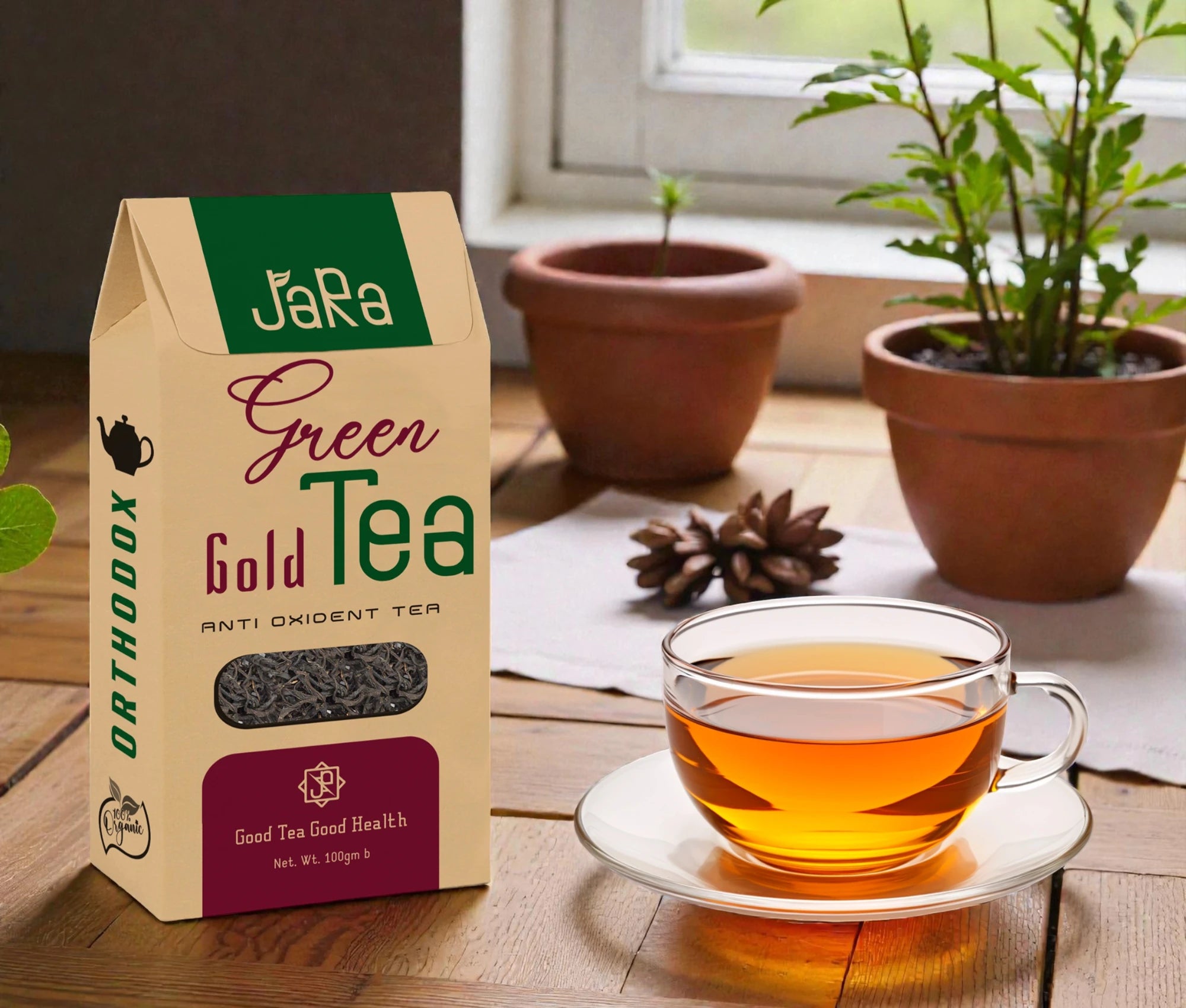 জারা গ্রিন গোল্ড টি (JaRa Green Gold Tea)