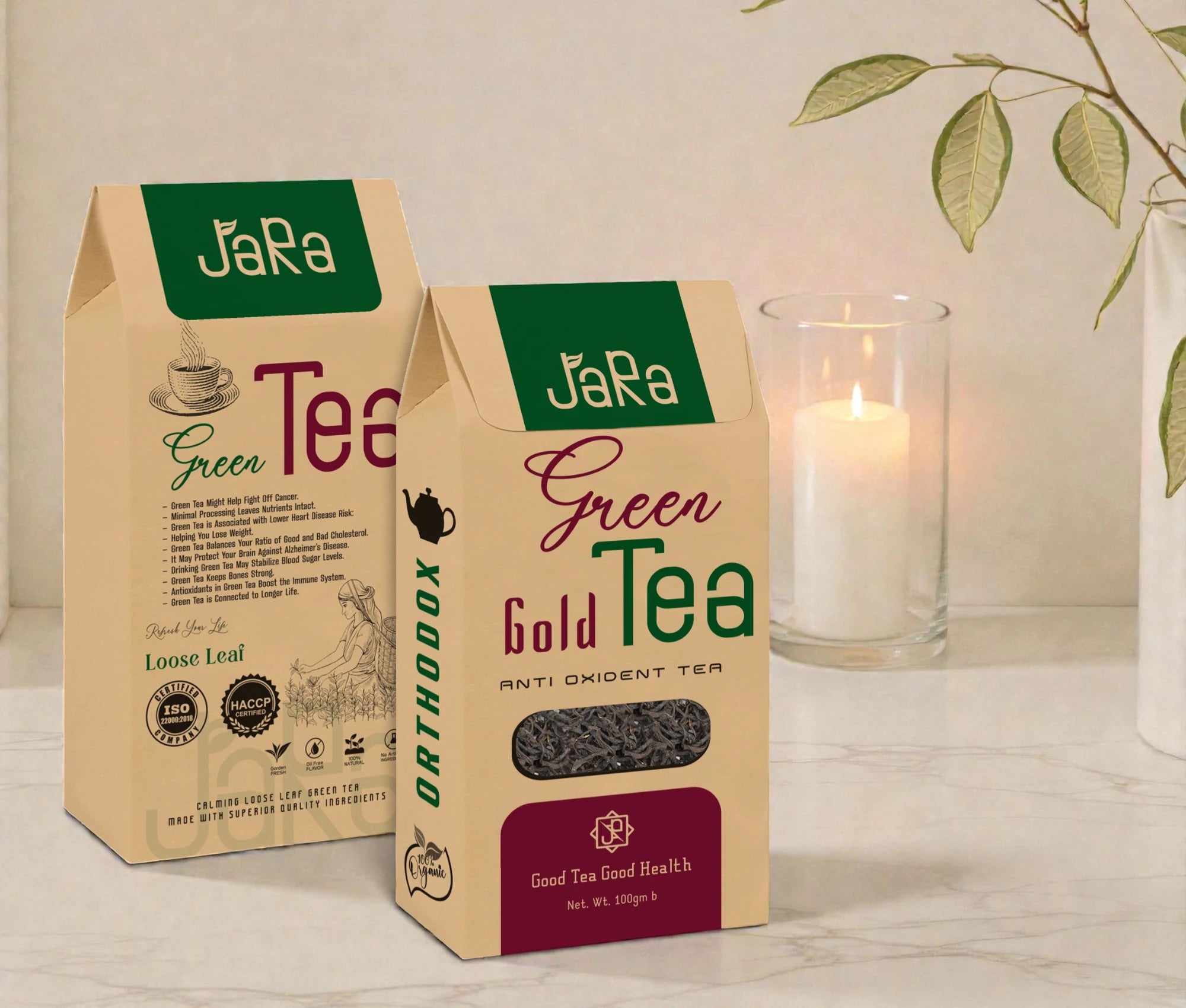 জারা গ্রিন গোল্ড টি (JaRa Green Gold Tea)