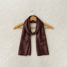 Metalic maroon Silk hijab