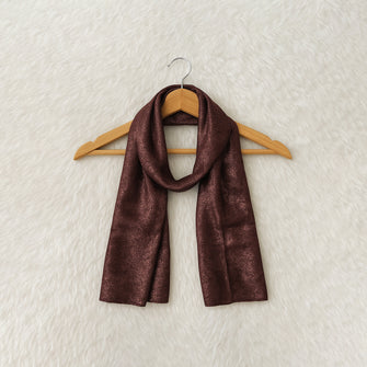 Metalic maroon Silk hijab