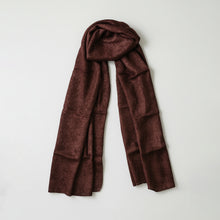 Metalic maroon Silk hijab