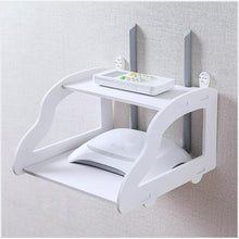 Wifi Router Stand Shelf Double Layer Wall Mounted Shelf Home decorator