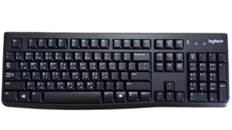 Logitech K120 Black USB Keyboard with Bangla Layout