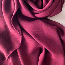 Pink silk hijab