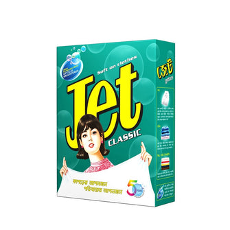 Jet Classic Detergent Powder Paper Pack-500gm