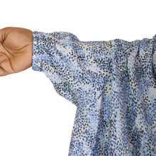 Soft Blue Printed Khimar – Modest &amp; Elegant Collection