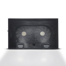 L6 Dual Fan Laptop Cooling Pad with Blue LED – Super Silent Notebook Cooler (12”–15.4”)