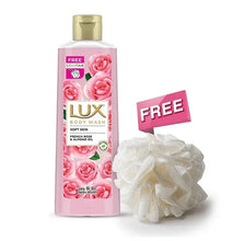 Lux body wash soft skin with Loofah