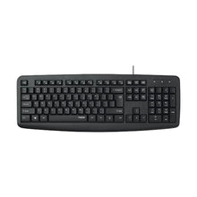 Rapoo NK2600 Spill- Resistant Wired Black Keyboard with Bangla