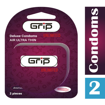 Grip Unlimited Air Ultra Thin Condoms for Men