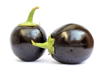 Kalo Gol Begun (Round Brinjals Black) ±35 gm